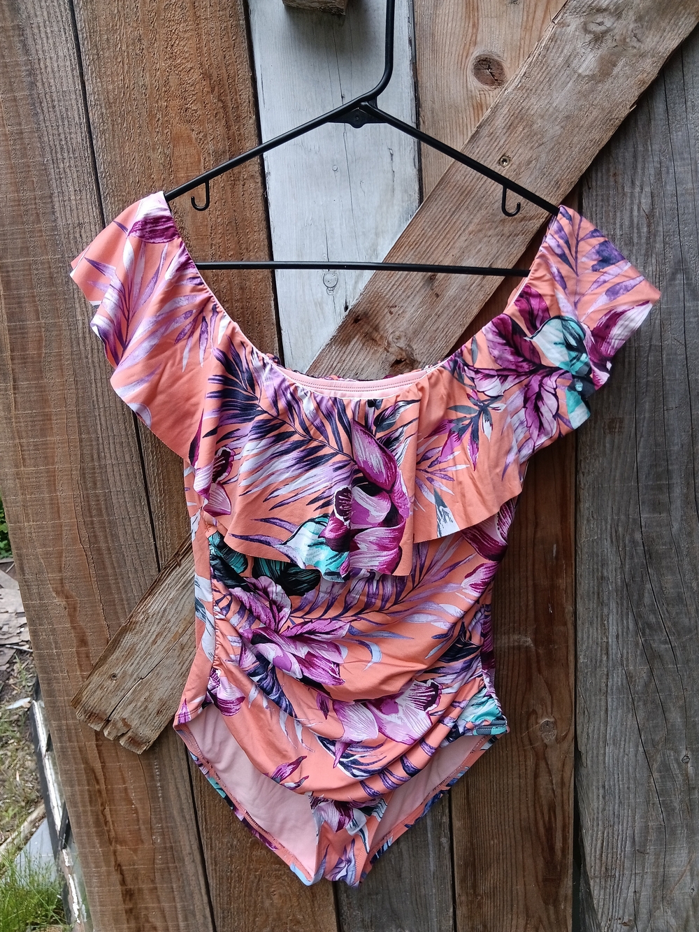 Liz Claiborne Pink One-Piece Swimwear